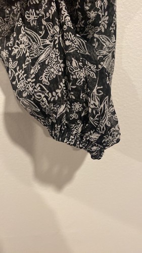 Abercrombie & Fitch Women’s Bodysuit Off-the-shoulder Chiffon Top Size Small - Picture 5 of 11