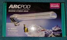 Arcadia Arcpod 11w lampada bianca attinica luce acquario IP67 ibrida marina