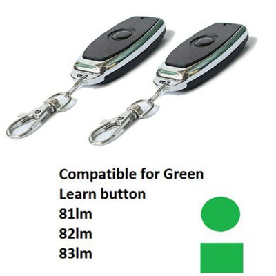 Mini Remote Control For Chamberlain Garage Door Work With Green Learn Button