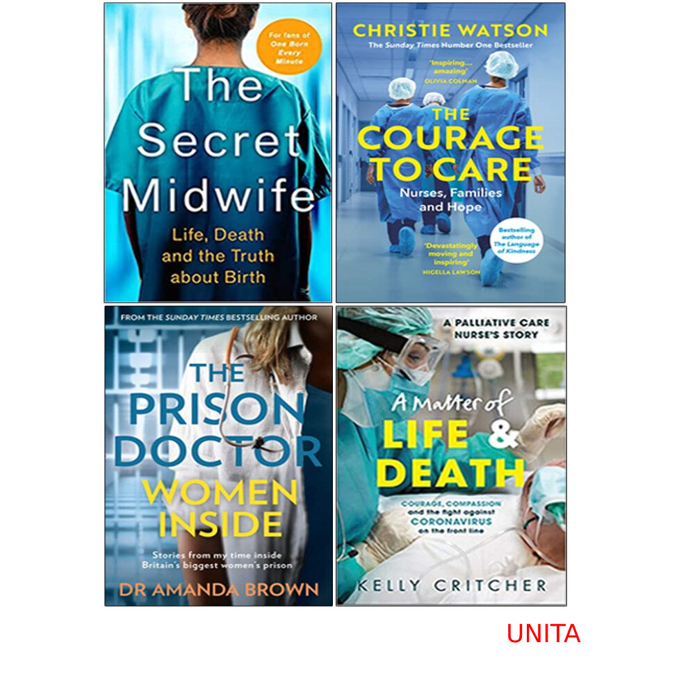 The Secret Midwife,Courage to Care,Prison Doctor, A Matter of Life 4 Books Set - Image 3