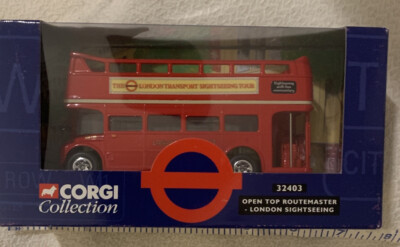 New Corgi Sightseeing Tour Bus The London Scene Open Top  #32403 NOS