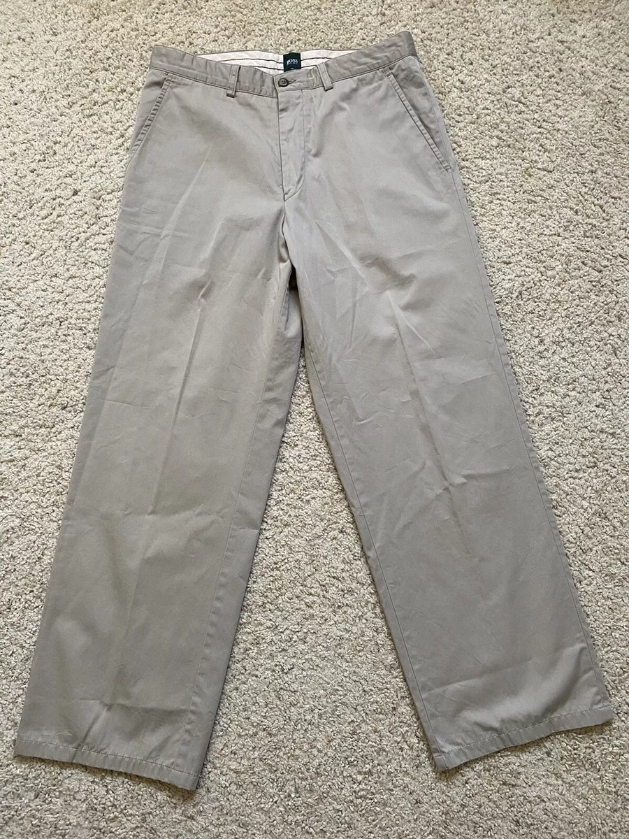 Hugo Boss Golf Pants Beige Chino style W34 Men