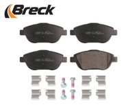 Breck BremsbeläGe Bremsbelegsatz Vorne FüR CitroëN C3 II DS3 Peugeot 2008 I 208