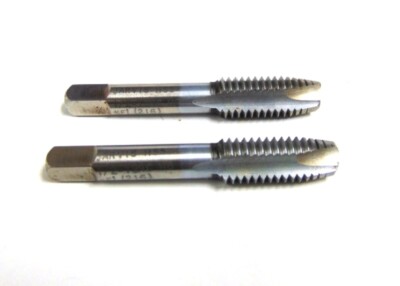JARVIS HSS PLUG TAP, 1/2''-13NC, KF1 (216), 3'' OAL, 3 FLUTE, .366'' SD, LOT OF 2
