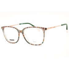 Missoni Women's Eyeglasses Pattern Pink/Green Full Rim Frame MIS 0085 0038 00