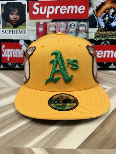 Authentic Jon Stan NYC Fabulous Usher OG Fitted Oakland A’s SnapBack Rare Color