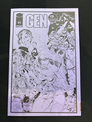 #ad Gen 13 #1 Ashcan Purple Cover Image Comics 1993 J. Scott Campbell 000400 $104.95