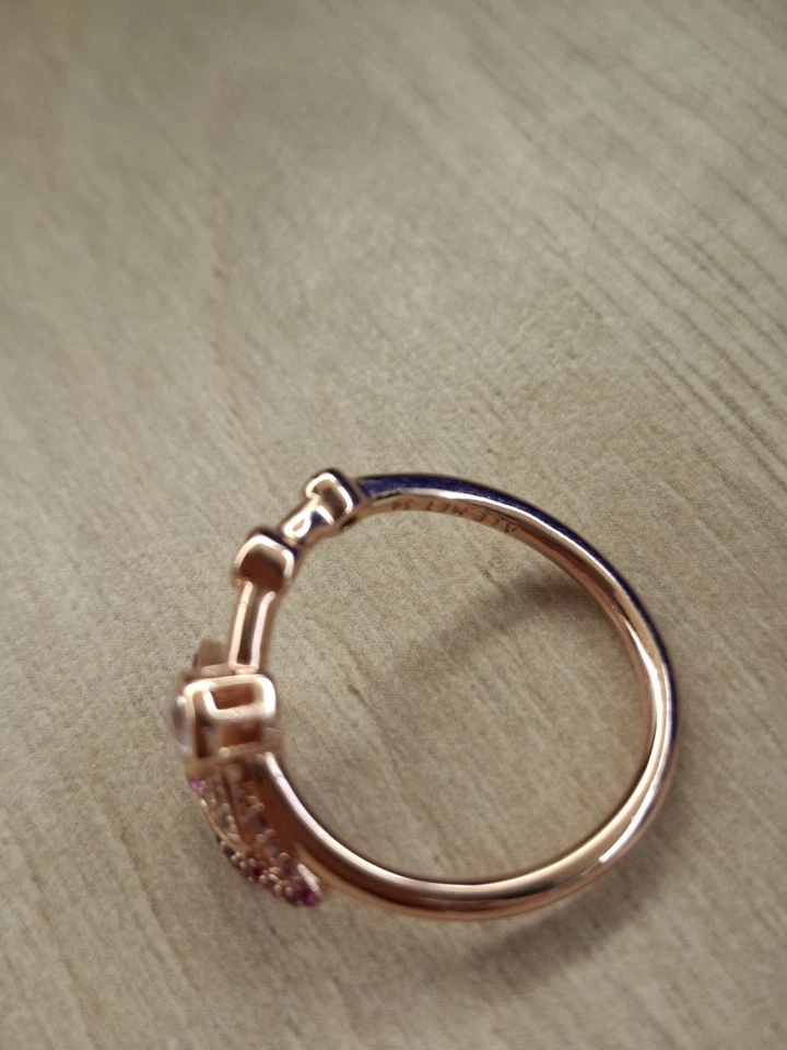 Pandora Ring Pink Fan Flower - Bild 3 von 4