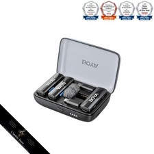 BOYA BOYALINK 2 Wireless Microphone Lavalier Microphone - Compatible with