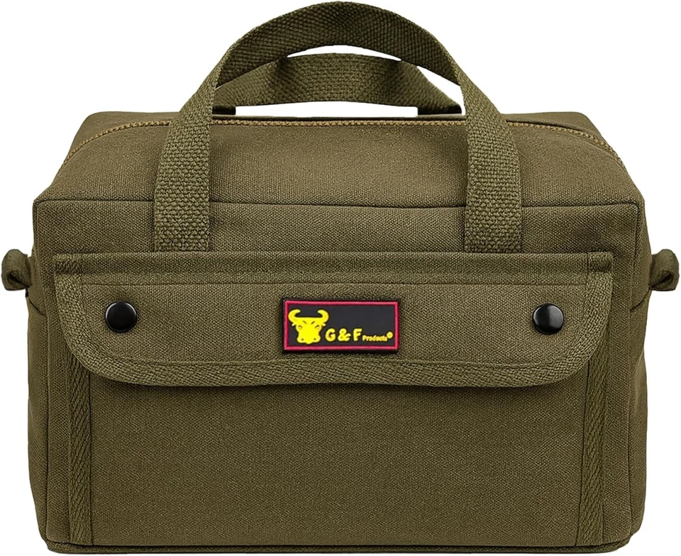 G & F 10095 Tool Bag Mechanics Heavy Duty Government Issued Style Brass Zipper - Image 3 of 3