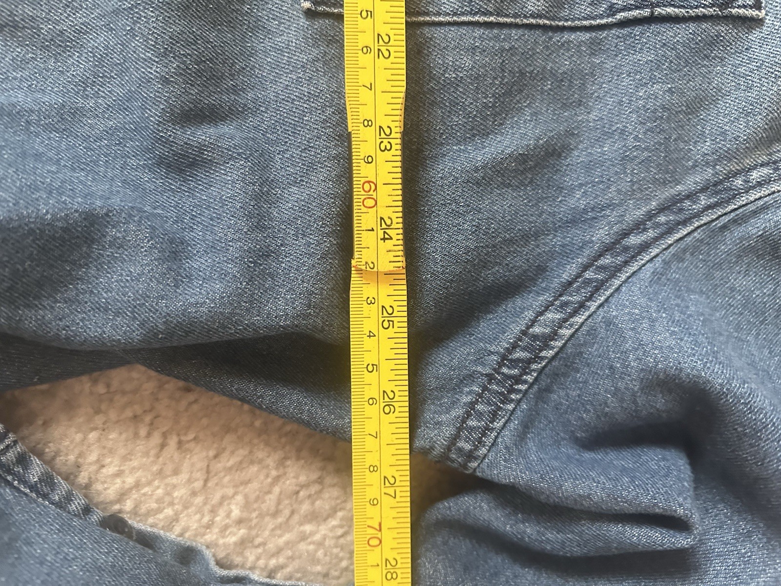 Vintage Lee Denim Work Shirt Heavy Weight Big Pockets Barn Farm Cowboy sz XXL thumbnail 8