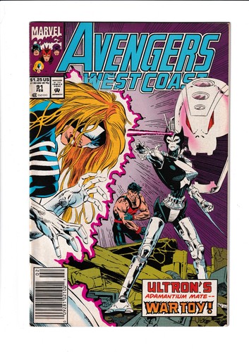 WEST COAST AVENGERS # 91. DAVID ROSS & TIM DZON ART.