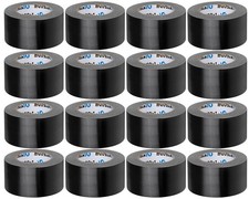 16 Pack Black Duct Tape Heavy Duty Bulk, 2 inch x 30 Yards,Strong No Residue ...