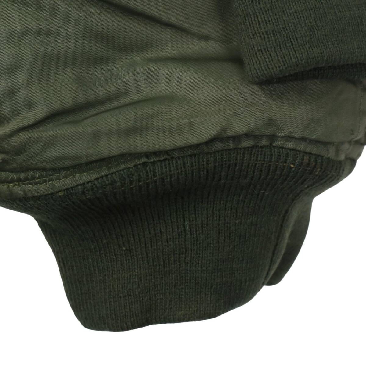 USAF MA1 Flight Jacket 70s Alpha MILJ8279E DSA10072 Large Vintage USA image 3