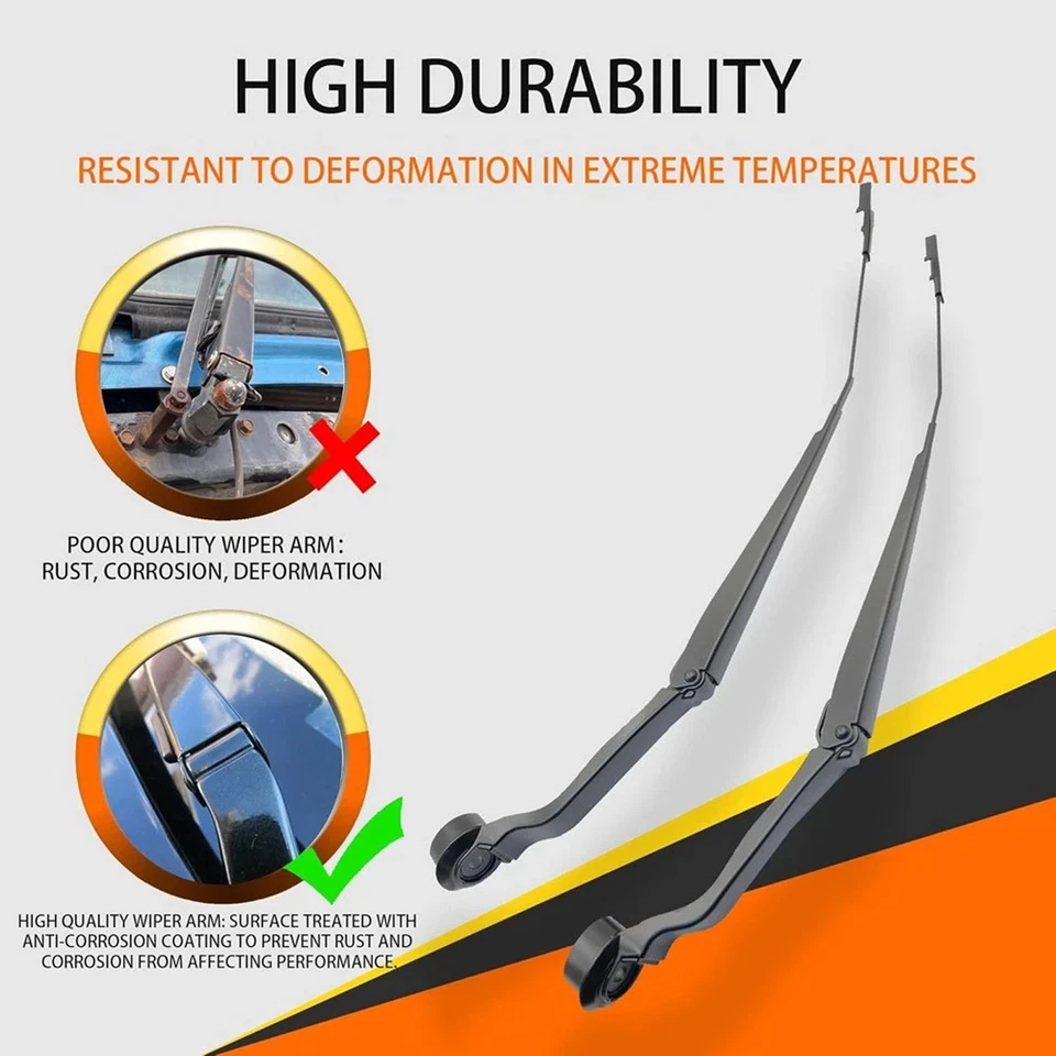 1Pair Front window Windshield WIPER ARMS Left & Right For Ford Escape 2013-2019 - Image 3 of 4