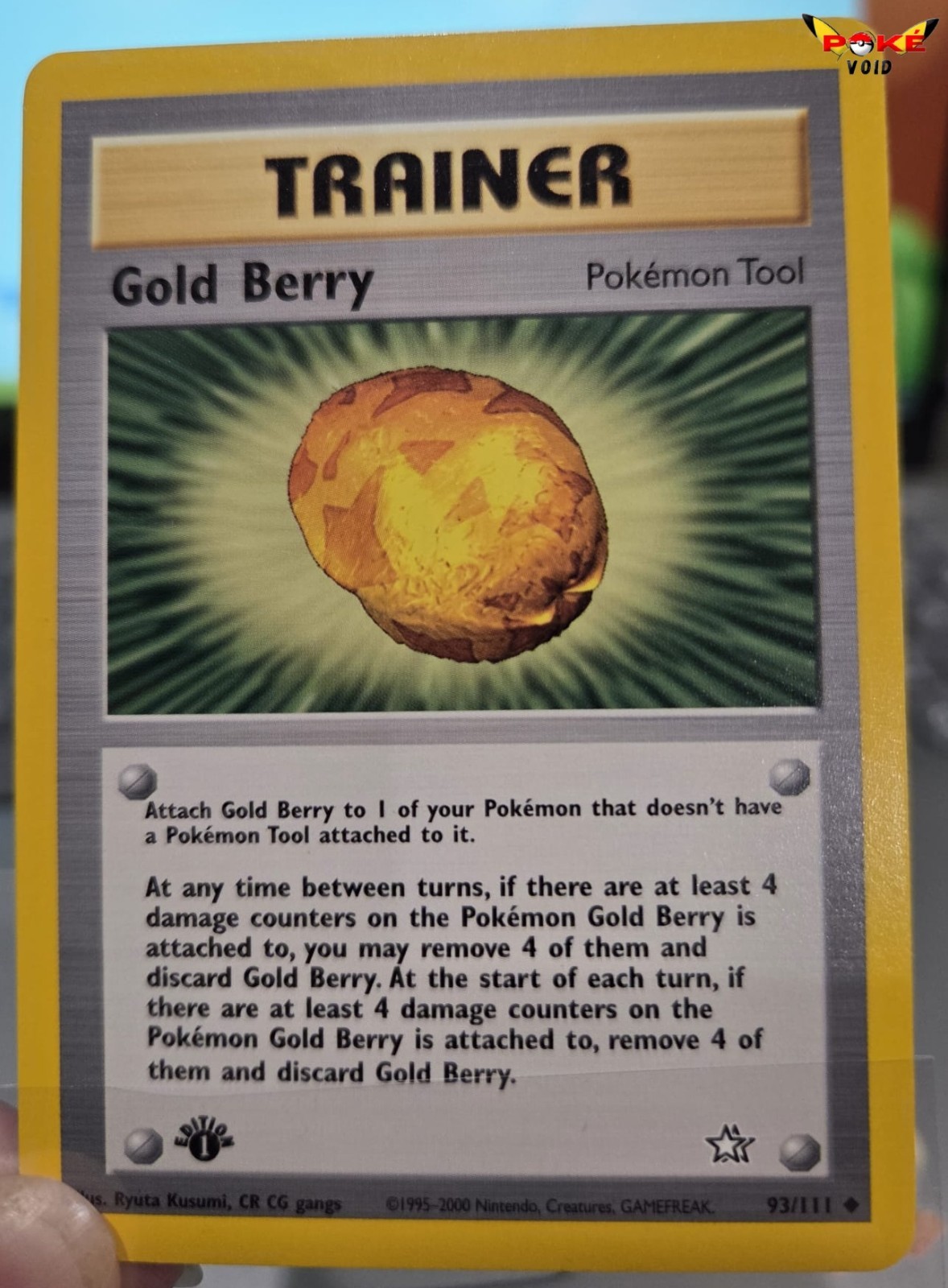 93/111 Gold Berry (1st Edition) Neo Genesis NM