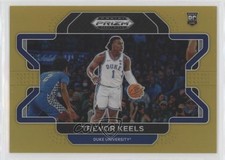 2022-23 Panini Prizm Draft Picks Gold Variation 3/10 Trevor Keels #85 19fe