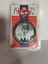 Paul Henderson Team Canada 1972 Summit Series Commemorative Hockey Puck. NEW.