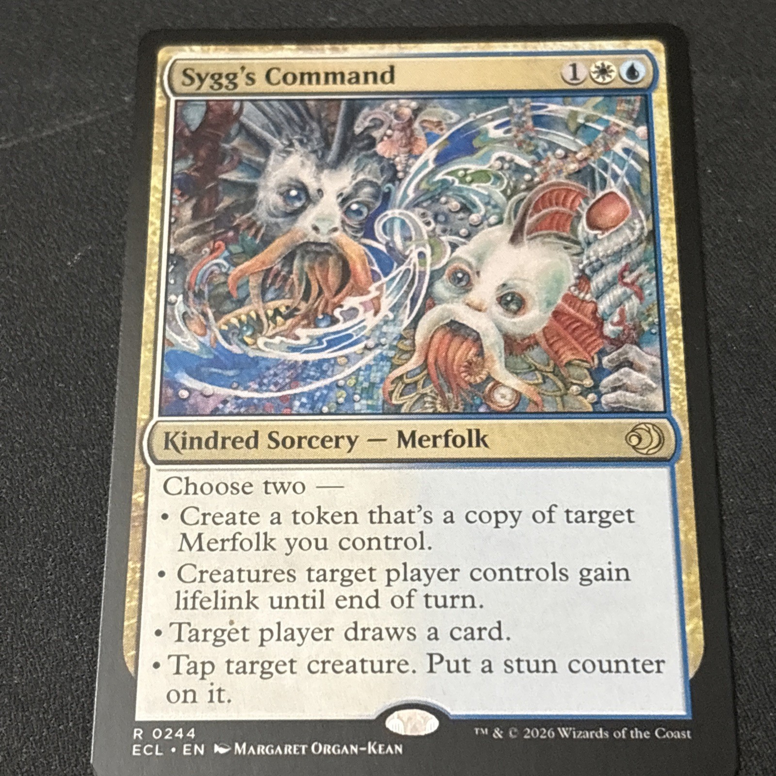 Sygg's Command Lorwyn Eclipsed Regular Rare MTG Magic The Gathering Near Mint NM