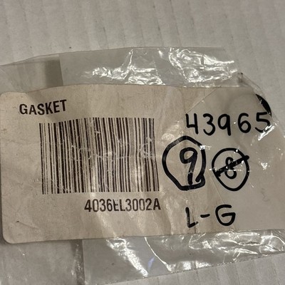 4036EL3002A- LG Dryer Gas Supply Pipe Seal, Genuine OEM Factory Certified Parts.