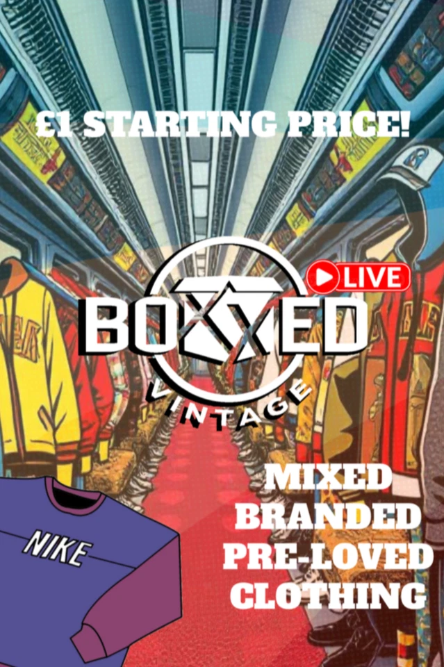 BRANDED & VINTAGE CLOTHING | £1 STARTS | AUCTION | BOXXED VINTAGE