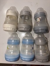 MAM Anti-Colic  6 Baby Bottles 5oz BPA-Free 0...