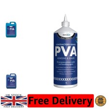 Versatile 1L Contractors Grade PVA Sealer & Primer - Quick Drying & Waterproof