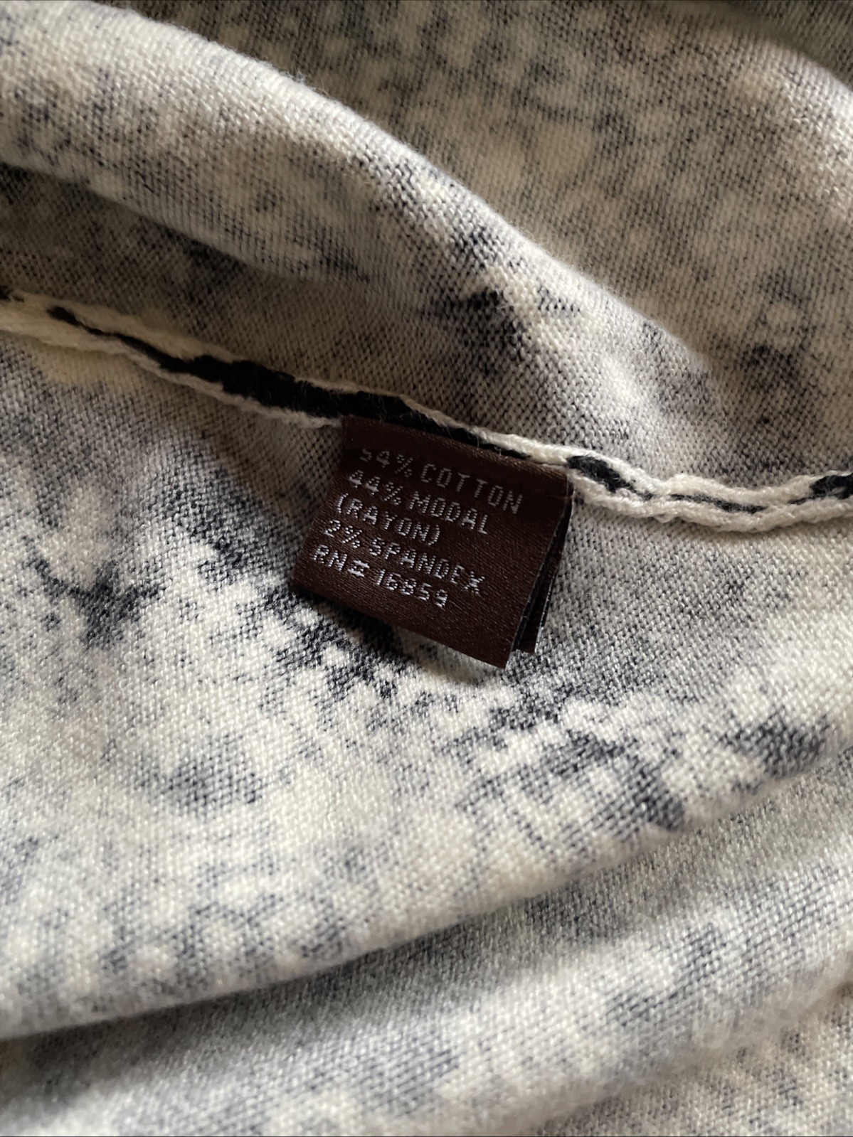 McLaughlin Black White Snakeskin Python Stretchy … - image 11