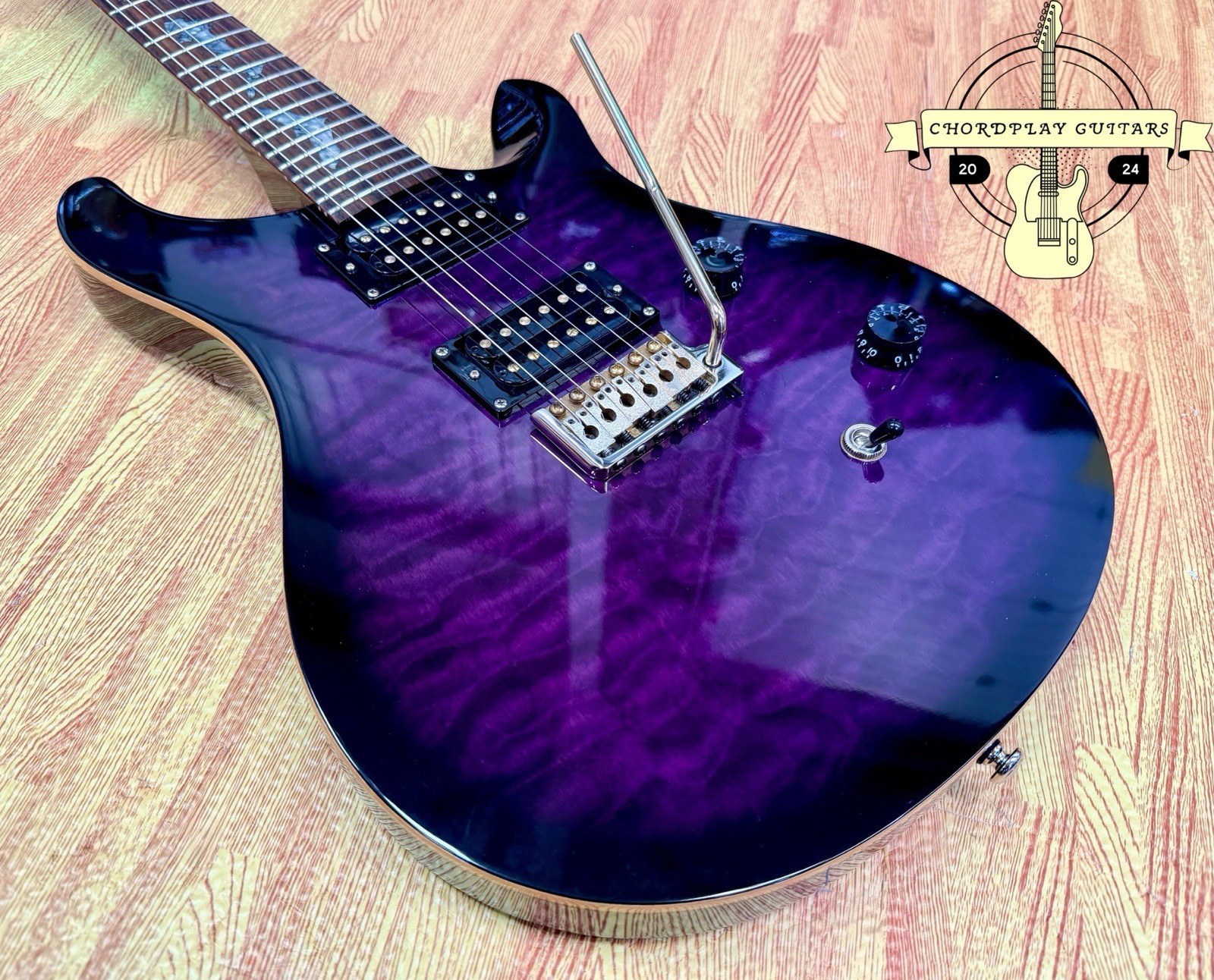 🦇 PRS SE Paul Allender Signature Purple Burst~ 2008 Korean~ Rare Early Model 🦇