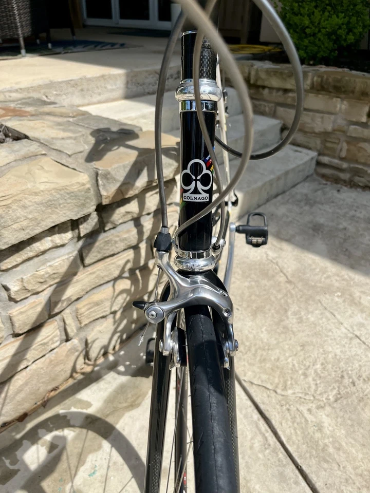 Colnago Lux Master Road Bike 58cm – Dura-Ace, Carbon Fork, Vintage Italian Steel - Image 3 of 4