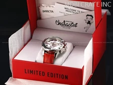 Invicta 47mm Grand Diver Swiss Chrono High Polished Black Spinel Alligator Watch