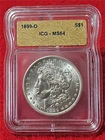 1899-O MORGAN SILVER DOLLAR  ICG  MS 64                                   #T1659
