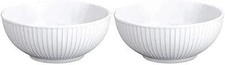 Pillivuyt, Pliss White Porcelain Individual Salad/Cereal Bowl, 6 Inches...