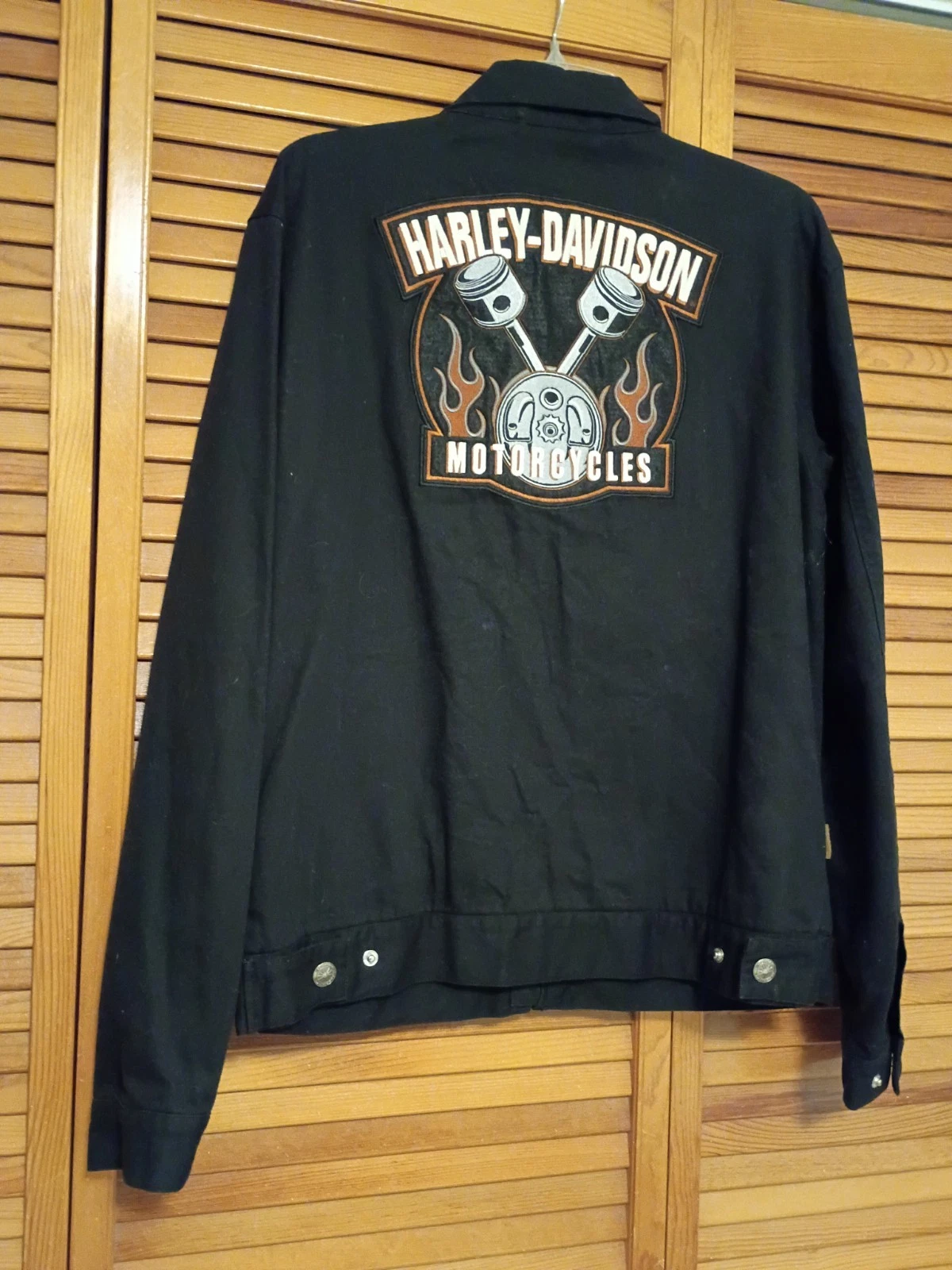 Authentic Harley-Davison Jaquet 100 % Cotton Unisex Never Use Size Small - product detail image 2