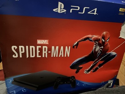 Sony PlayStation 4 Slim Limited Edition Marvel's Spider Man 1TB Red Console Bund
