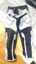 Motorradhose BÜSE Textilhose Größe 21 Weiß/ Schwarz