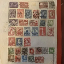 WORLDWIDE Stamps UNCHECKED. On page or part. *DENMARK*
