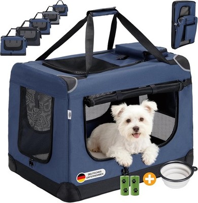 Zedelmaier Hundebox Faltbar Hundetransportbox, S 50x36x34cm, robust