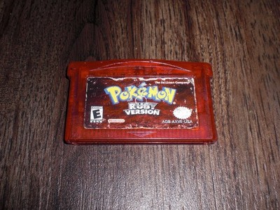 AUTHENTIC Pokemon Ruby Version 4 Nintendo Game Boy Advance GBA DS GENUINE TESTED