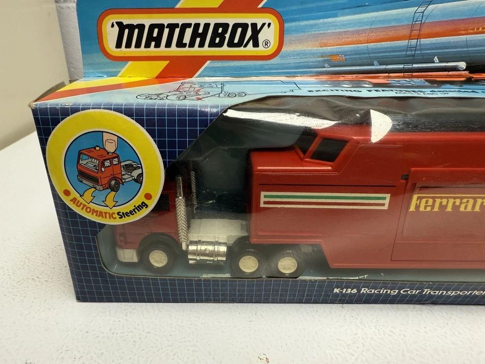 Matchbox Super Kings K-136 Racing Car Transporter Ferrari 1987 - Image 3 of 4