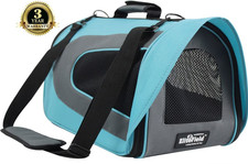 Elitefield Deluxe Soft Pet Carrier Airline Approved 18" S dog cat crate zippered