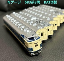 KATO N Gauge 583 Series 8-Car Set, Used, Light Marking Works