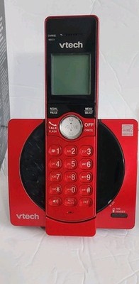Vintage VTech Accessory Handset Red Cs6509-16 Goes with Cs6519 / Cs6529 Open Box