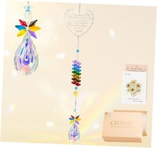Pet Memorial Suncatcher,Pet Loss, Crystal Suncatcher Gifts for Sister