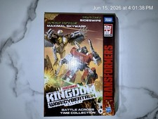 Transformers Kingdom War for Cybertron Maximal Skywarp & Sideswipe New WFC