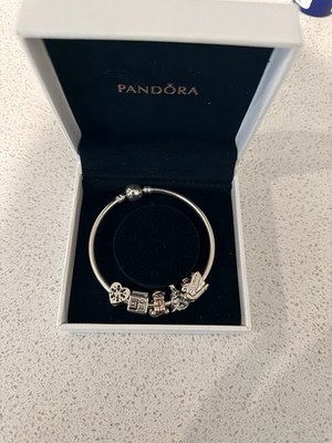 Weihnachten Charm Pandora Halterung Sterling Silber Set