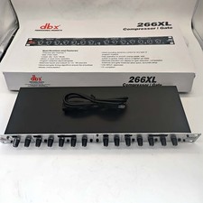 dbx 266xs Dual Channel Compressor Gate Dynamics Processor w/ Side Chain Insert