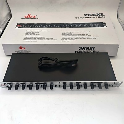 dbx 266xs Dual Channel Compressor Gate Dynamics Processor w/ Side