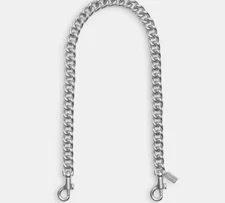 Coach Silver Chunky Chain Shoulder Strap