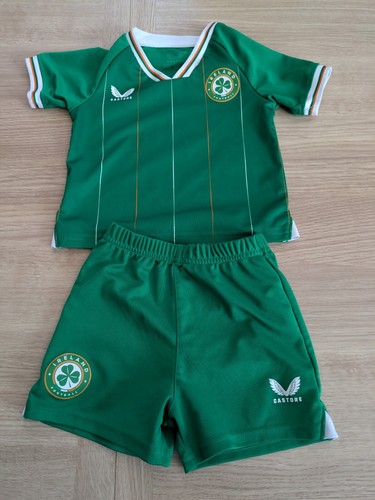 2023 Ireland Home Football Shirt Green Age 12-18 Months Castore COYBIG Infants